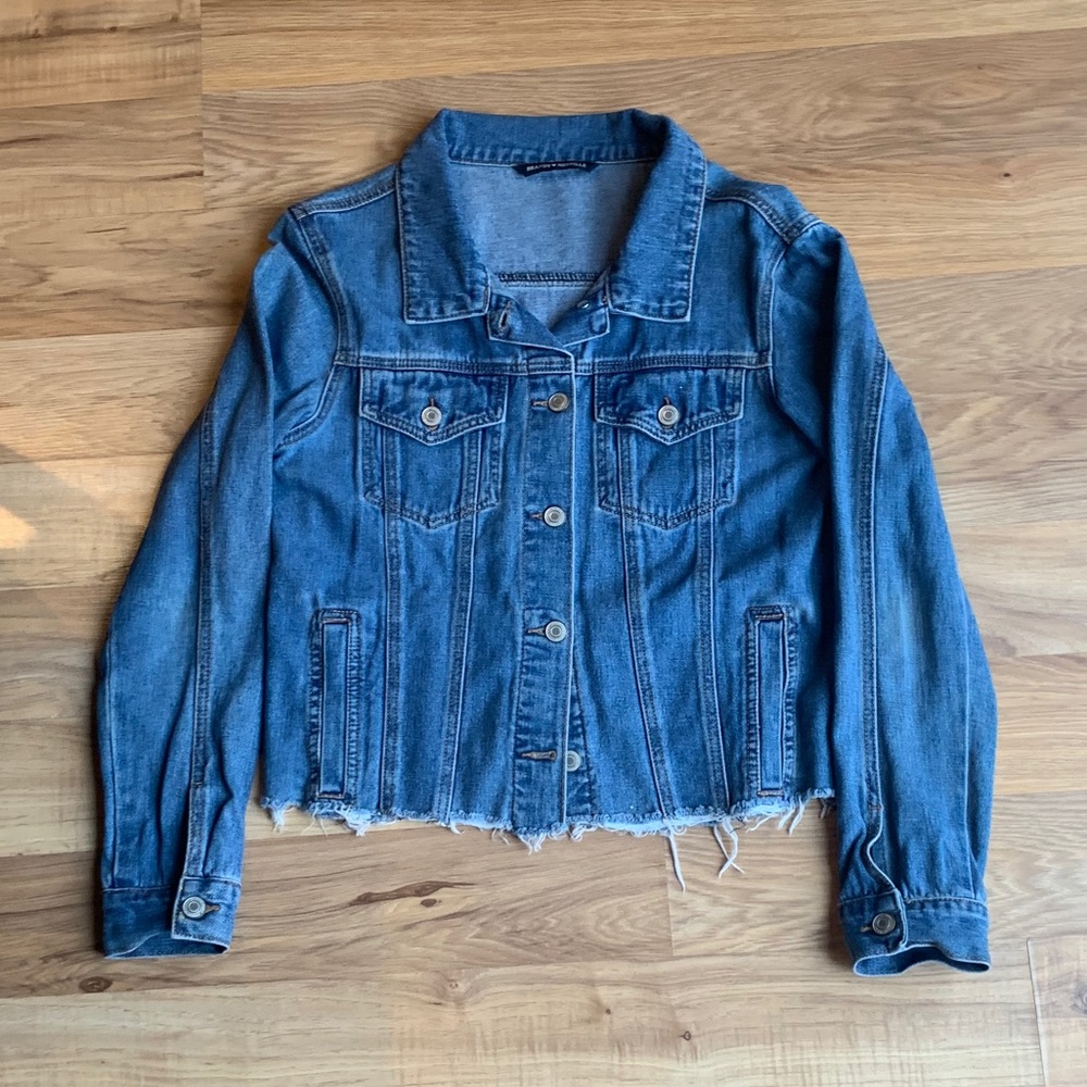 Brandy Melville Cut-Off Denim Jacket